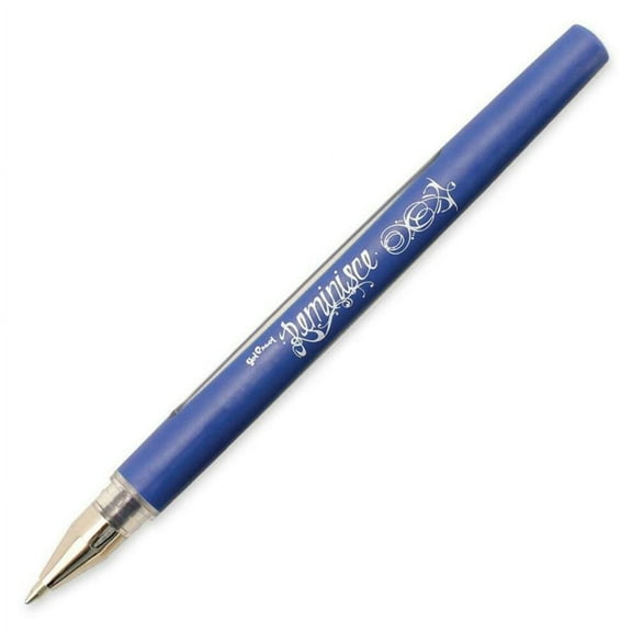 Marvy Gel Reminisce Pen Blue