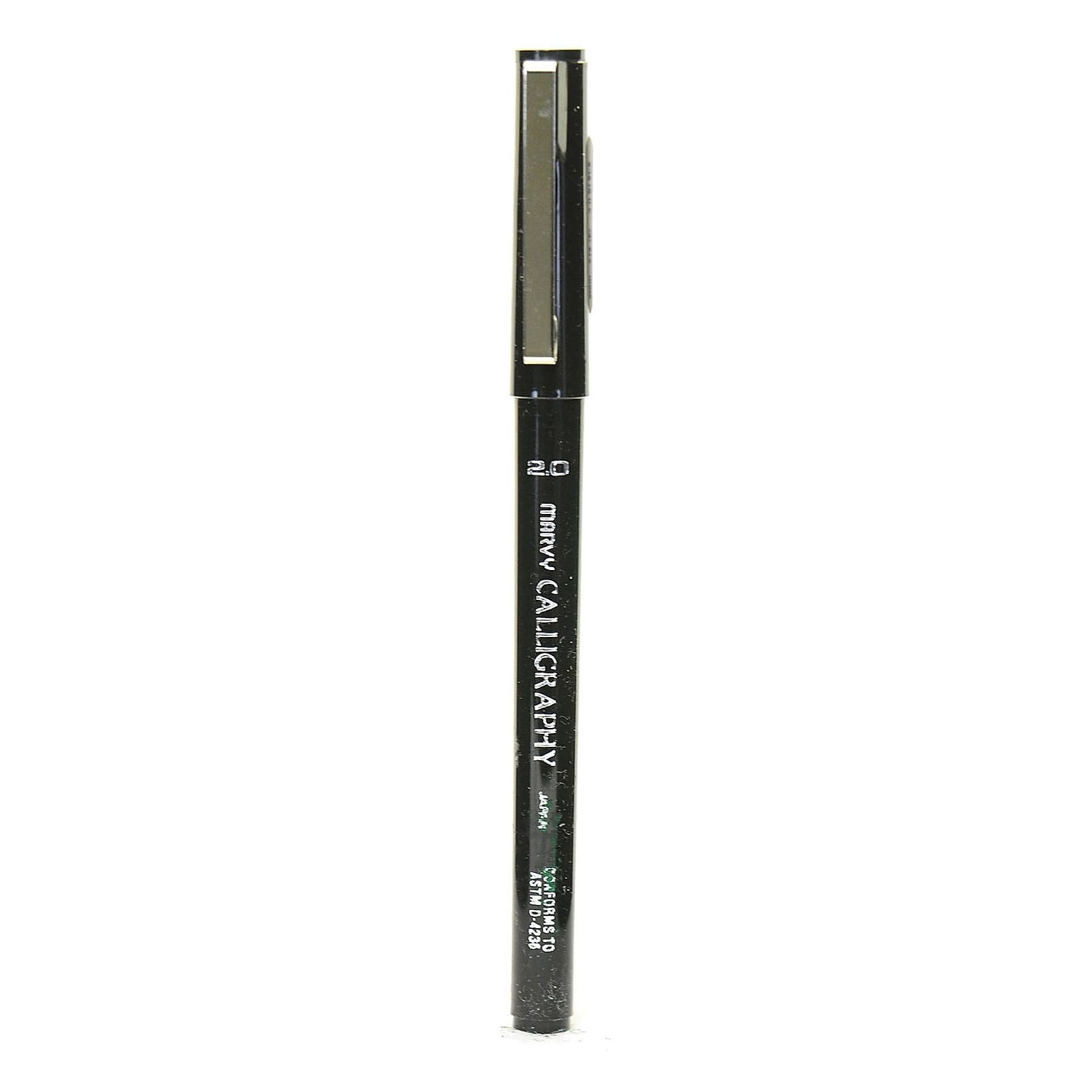 Marvy Uchida 6000 Calligraphy Pens Black 2.0 mm fine [Pack of 12 ]