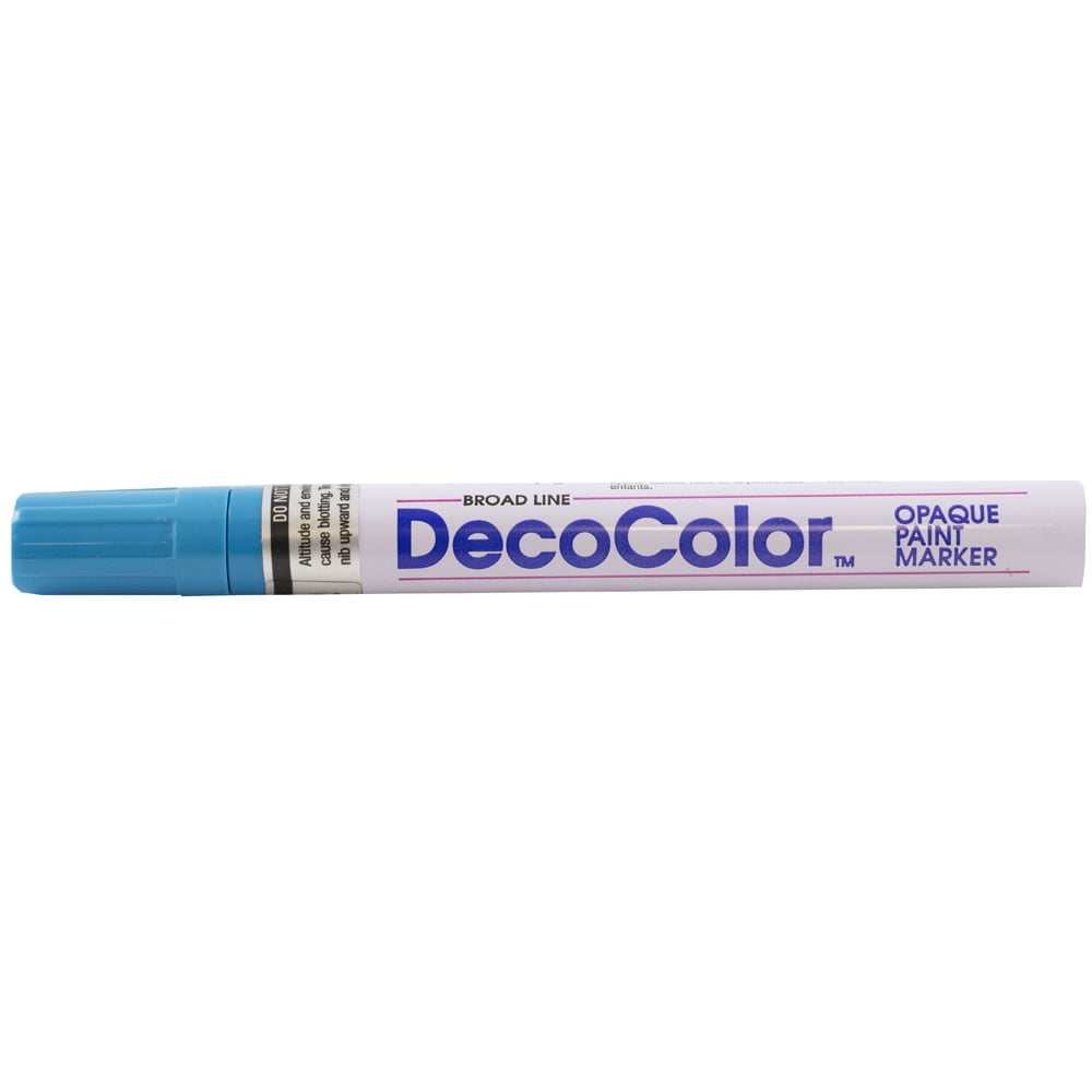 Marvy Uchida Broad Line Opaque Paint Marker, 1/Pack, Light Blue