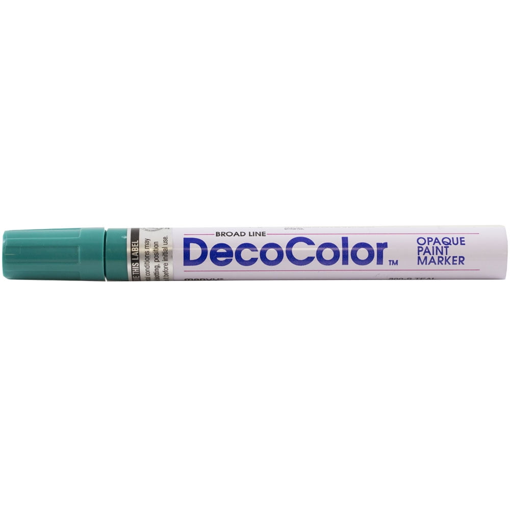 Marvy Uchida Broad Line Opaque Paint Marker, 1/Pack, Teal