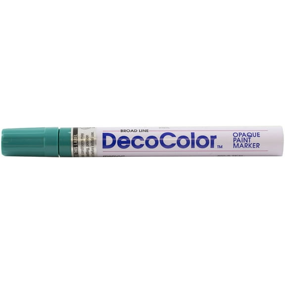 Marvy Uchida Broad Line Opaque Paint Marker, 1/Pack, Teal