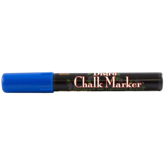 Marvy Uchida Broad Point Chalk Marker, Blue, 1/Pack