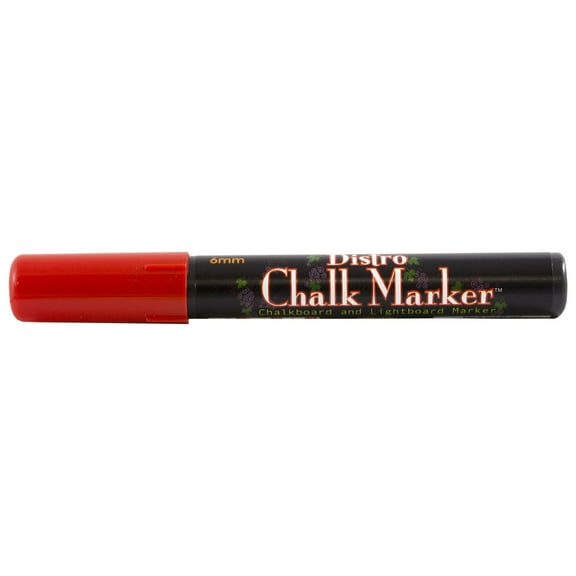 Marvy Uchida Broad Point Chalk Marker, Red, 1/Pack