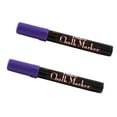 thumbnail image 1 of Marvy Uchida Broad Point Chalk Markers, Violet, 2/Pack, 1 of 2