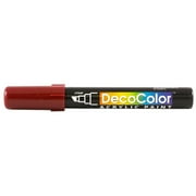 Marvy Uchida Chisel Tip Acrylic Paint Marker, 1/Pack, English Red