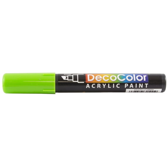 Marvy Uchida Chisel Tip Acrylic Paint Marker, 1/Pack, Light Green