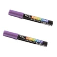 thumbnail image 1 of Marvy Uchida Chisel Tip Acrylic Paint Markers, 2/Pack, Metallic Violet, 1 of 2