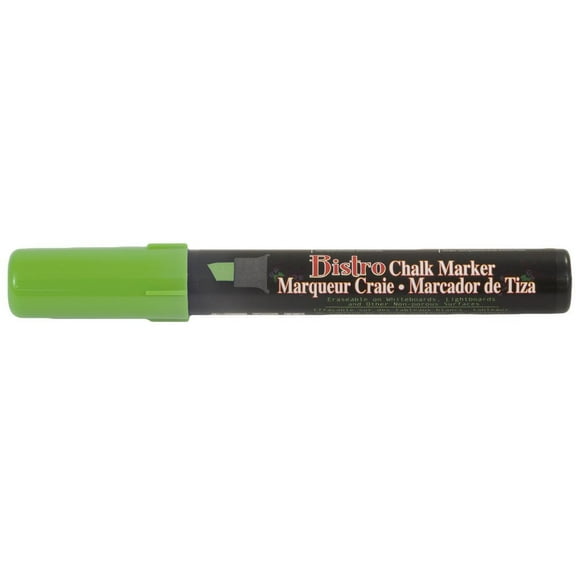 Marvy Uchida Chisel Tip Chalk Marker, Lime Green, 1/Pack