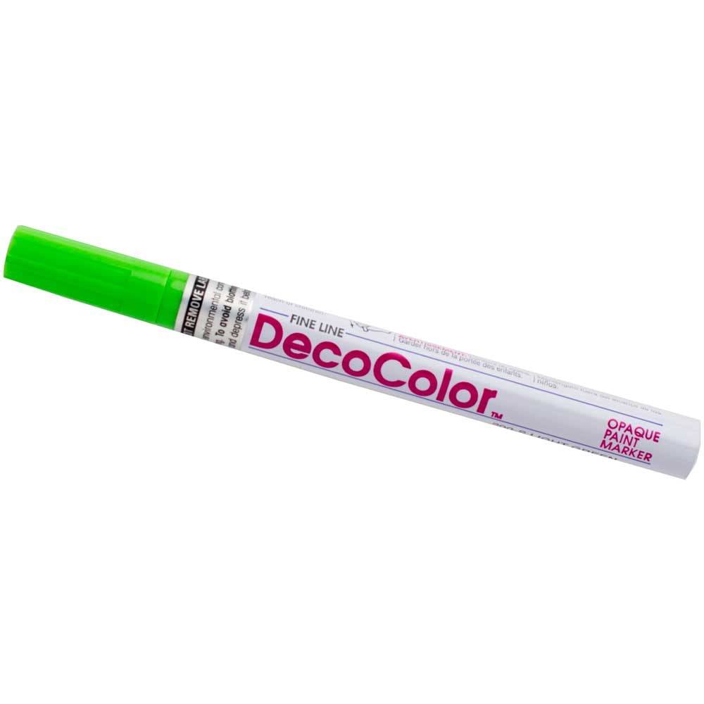 Marvy Uchida Fine Line Opaque Paint Marker, 1/Pack, Light Green