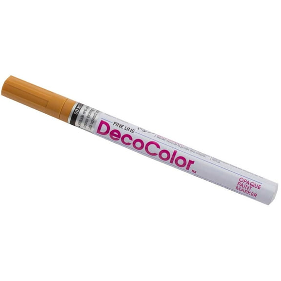 Marvy Uchida Fine Line Opaque Paint Marker, 1/Pack, Rosewood Brown