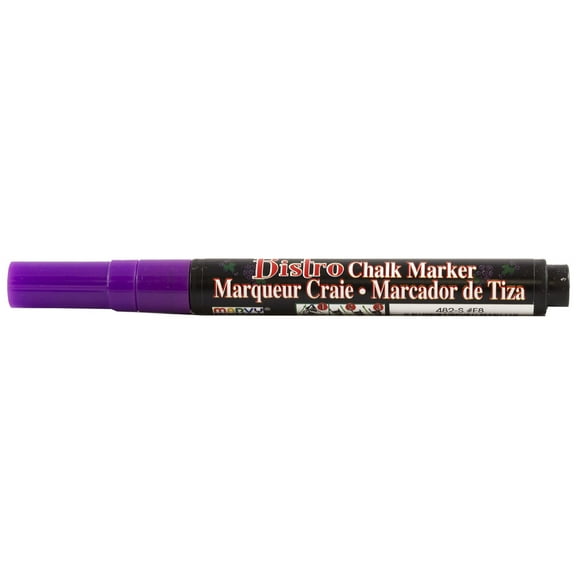 Marvy Uchida Fine Point Chalk Marker, Purple, 1/Pack
