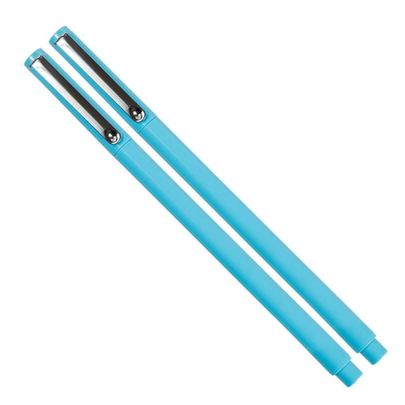 Marvy Uchida Le Pens, Neon Blue, 2/Pack