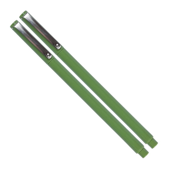 Marvy Uchida Le Pens, Olive Green, 2/Pack