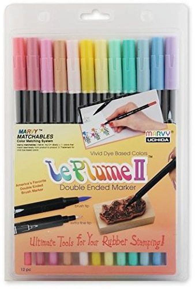 Marvy Uchida Le Plume II Marker Sets (Pastel) 1 pcs sku# 1839205MA