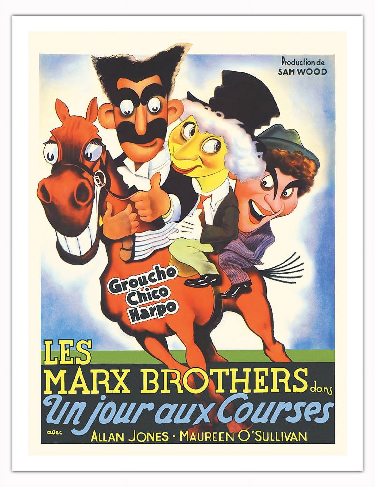 The Marx Brothers’ A Day at the Races (Un Jour Aux Courses) - Vintage ...