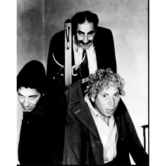 Marx Brothers With Coat Rack Black And White Photo Print (8 x 10) - Item # MVM56525