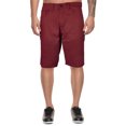 thumbnail image 1 of Marx & Dutch Men's Moto Biker Quilted Slim Fit Cotton Stretch Twill Shorts (Burgundy,38), 1 of 2