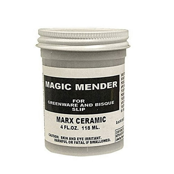 Marx Magic Mender for Fired and Unfired Ceramic / Pottery Repairs and Add-Ons (Pkg/1)