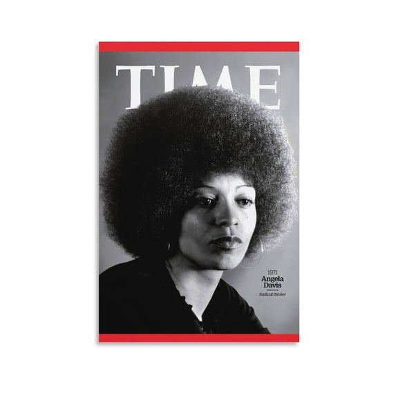 Marxist Feminists Angela Davis Celebrity Poster Posters Art Print Wall Photo Paint Poster Hanging Picture Family Bedroom Decor Gift 12x18inch(30x45cm)