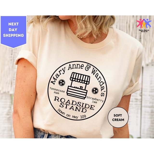 Mary Anne & Wanda's, Roadside Stand, Cute Country, Country Music Tee