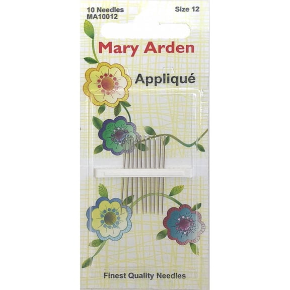 Mary Arden Applique Hand Needles (10pk)