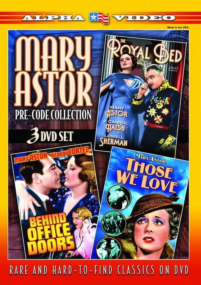 Mary Astor Pre-Code Collection (DVD), Alpha Video, Drama