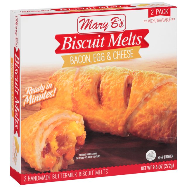 Mary B's Biscuit Melts Bacon, Egg & Cheese