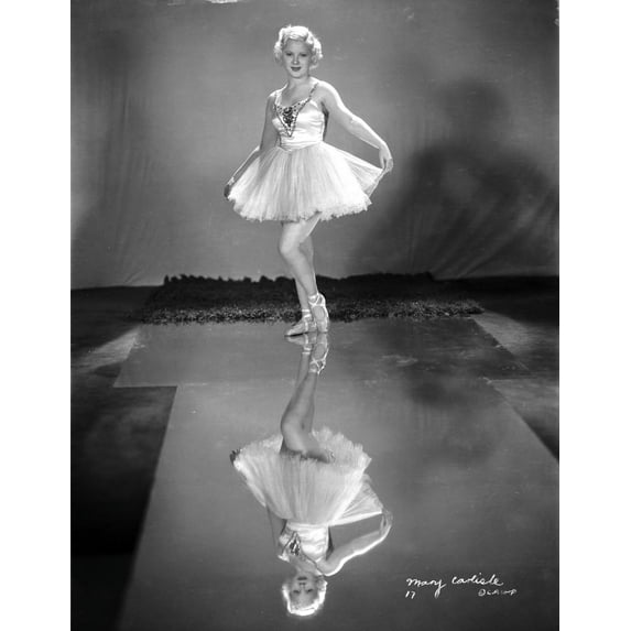 Mary Carlisle Posed wearing White Sexy Dress Photo Print (8 x 10)