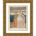 thumbnail image 1 of Mary Cassatt 14x18 Gold Ornate Wood Frame and Double Matted Museum Art Print Titled - In the Omnibus (1890-1891), 1 of 4