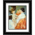 thumbnail image 1 of Mary Cassatt 2x Matted 20x24 Black Ornate Framed Art Print 'Mother Sara and the Baby', 1 of 2