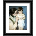 thumbnail image 1 of Mary Cassatt 2x Matted 20x24 Black Ornate Framed Art Print 'Young Thomas And His Mother', 1 of 2