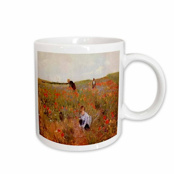3drose, Mary Cassetts Poppy Painting, 11oz Mug