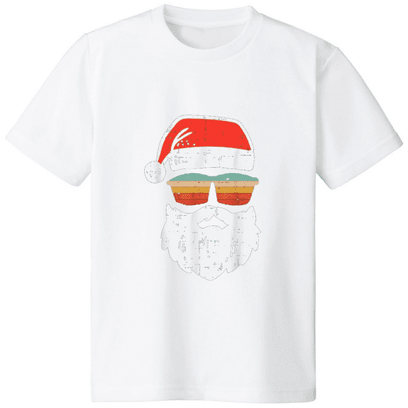 Mary Christmas Santa Claus printed T-shirt 3508107_white