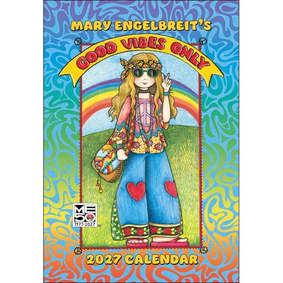 Mary Engelbreit's Good Vibes Only 2027 Monthly Pocket Planner Calendar, (Paperback)