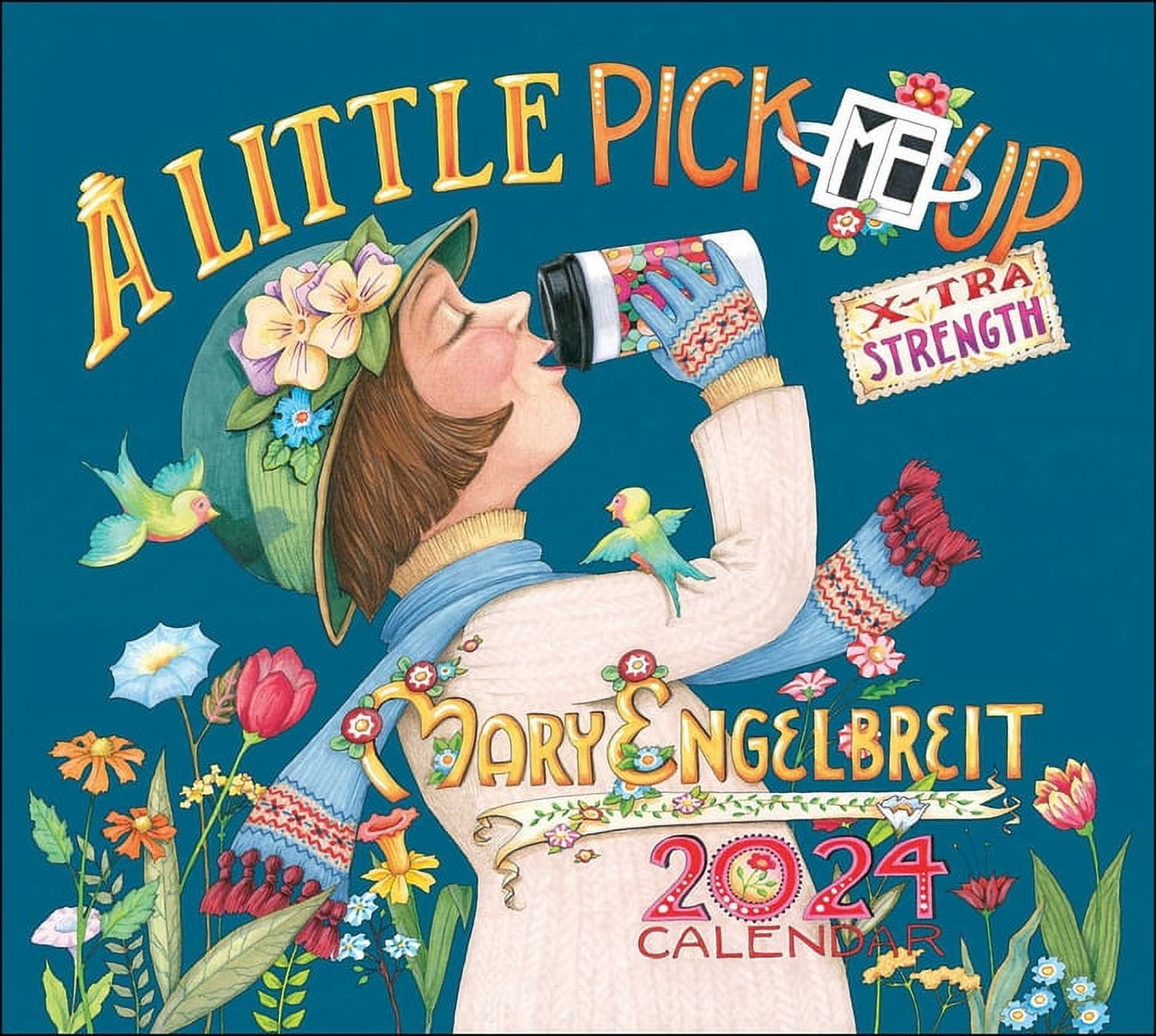 Mary Engelbreit's 2024 Deluxe Wall Calendar: A Little Pick Me Up, FSC ...