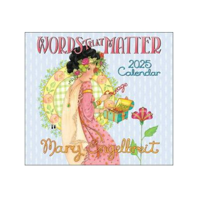 Mary Engelbreit's Words That Matter 2025 Deluxe Wall Calendar