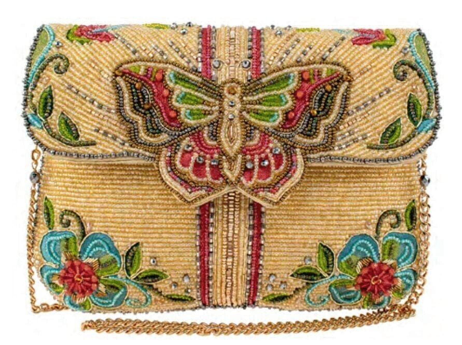 Multi Floral store Beaded Crossbody