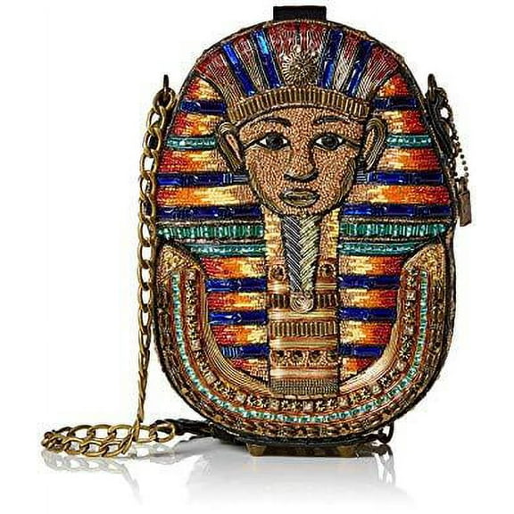 Mary Frances King Tut Egyptian Egypt Prince Gold Handbag Bag New