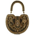 thumbnail image 1 of Mary Frances Lock it Up Top Leather Handle Bag New, 1 of 8