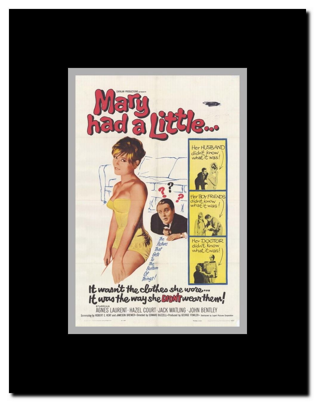 Mary Had a Little... Framed Movie Poster