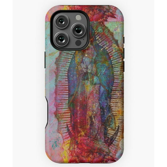 Mary In Textures of Metal And Rock Phone Case for iPhone 16 15 14 13 12 11 Pro Max