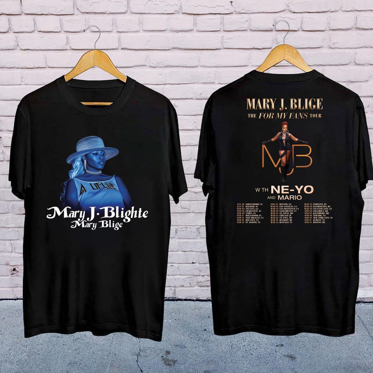Mary J Blige 2025 Concert, 2025 Mary J Blige The For My Fans Tour TShirt, Mary J Blige Fan Gift