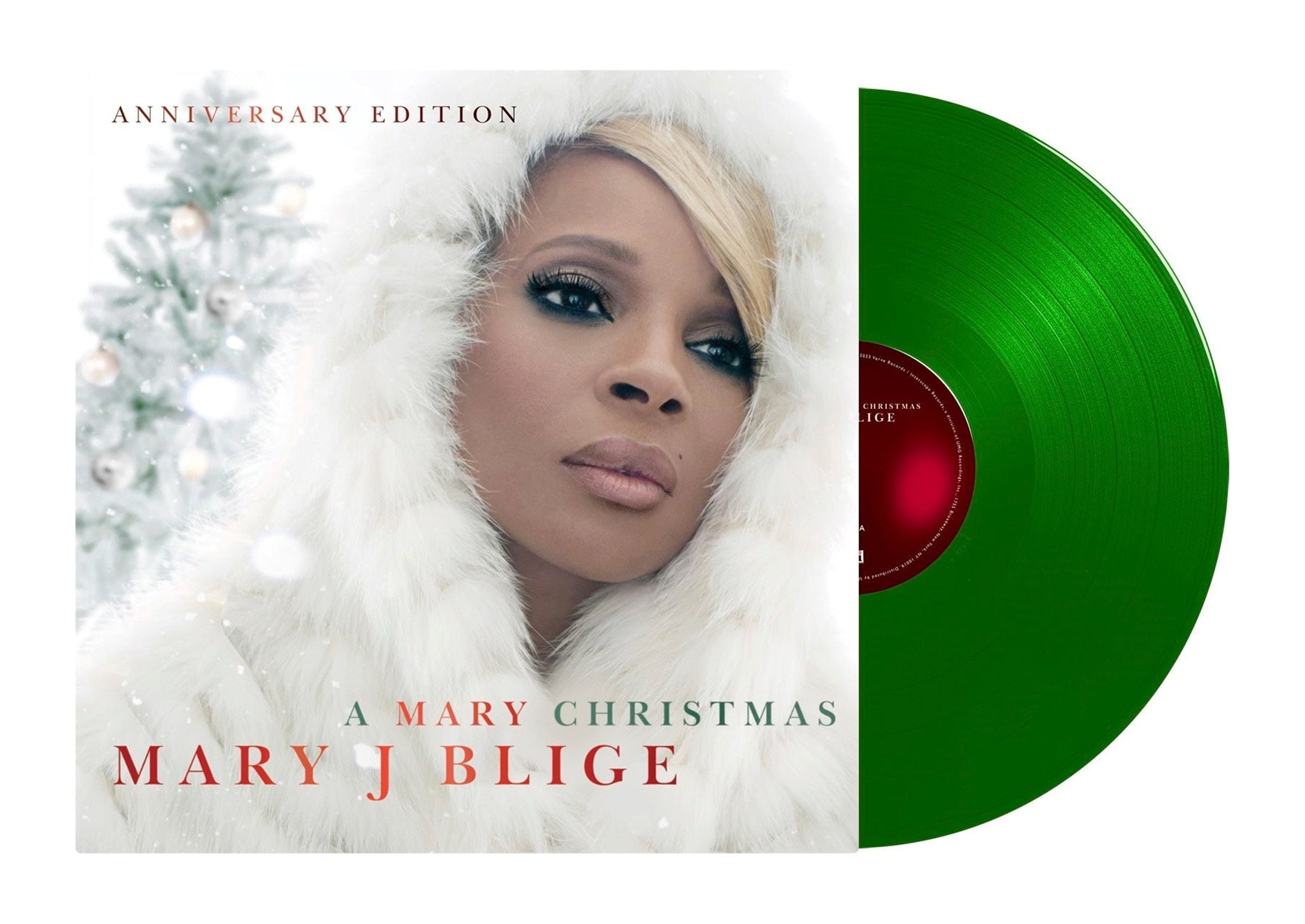 Mary J. Blige - A Mary Christmas: Anniversary Edition [Indie Exclusive Limited Edition Translucent Green 2 LP]