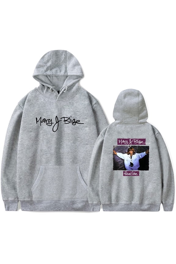 Mary J. Blige Album Hoodies 2025 Tour Merch Casual Fashion Streetwear Men Women Hooded Sweatshirt