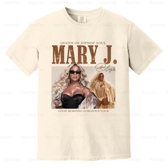 Mary J Blige Good Morning Gorgeous Tour Concert R&B Soul Music Comfort Color T-Shirt Unisex, up to 4XL