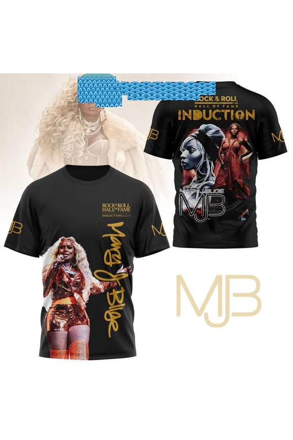 Mary J Blige Hall Of Fame Rock And Roll Introduction 2024 Hoodie T-Shirt