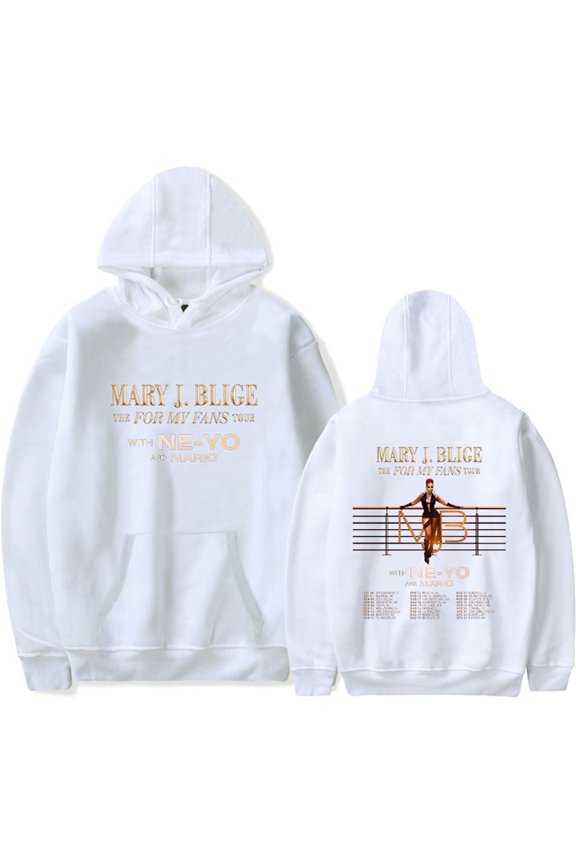 Mary J. Blige Hoodie Cosplay Pullover Unisex Hip Hop Casual Sweatshirt Fashion Streetwear