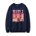 thumbnail image 1 of Mary J. Blige Logo Print Crewneck Sweatshirt Unisex Fashion Long Sleeve Top, 1 of 3