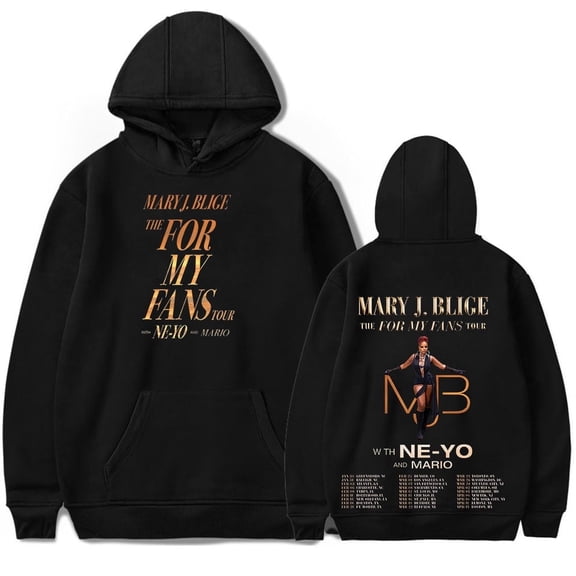 Mary J Blige MJBlige Merch Hoodie 2025 Print Hoodie Women Men Long Sleeve Casual Sweatshirt Fashion Streetwear