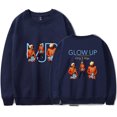 thumbnail image 1 of Mary J. Blige Merch Glow Up Print Crewneck Sweatshirt Unisex Fashion Long Sleeve Top, 1 of 4
